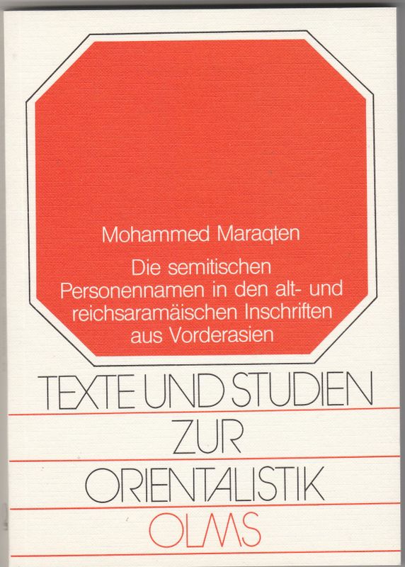 Texte und Studien zur Orientalistik