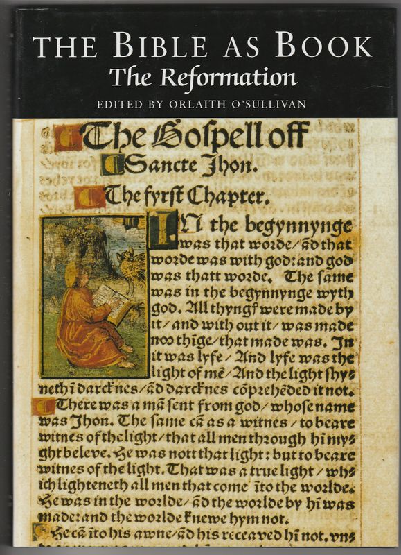 The Bible as Book the Reformation