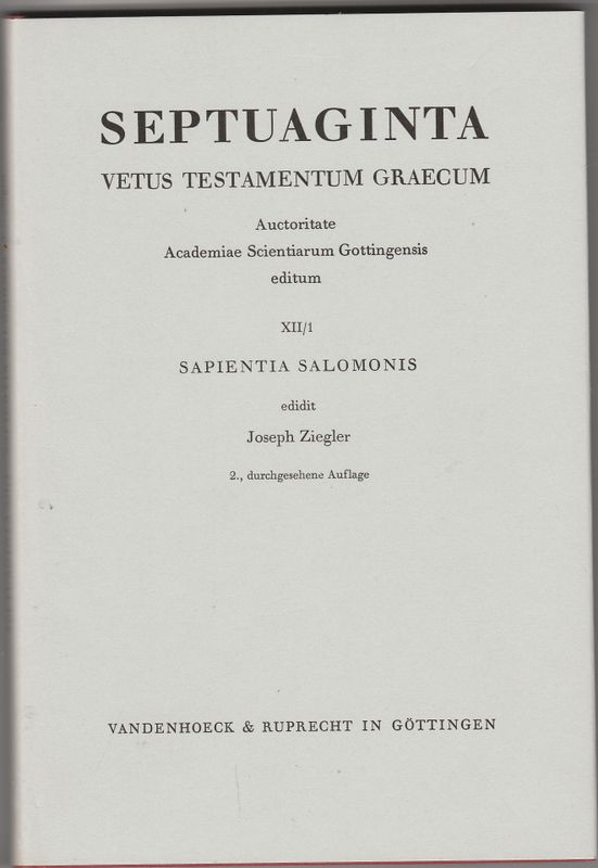 Septuaginta Sapientia Salomonis