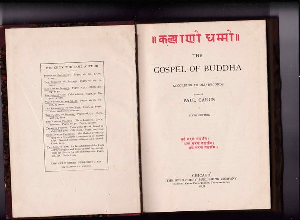 The Gospel of Buddha