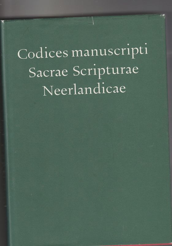 Codices manuscripti Sacrae Scripturae Neerlandicae