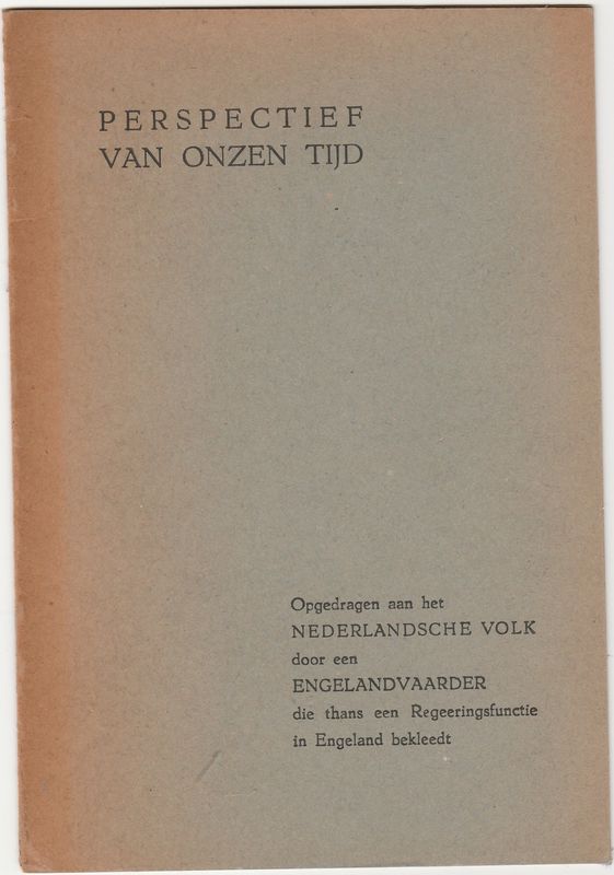 Perspectief van onzen tijd