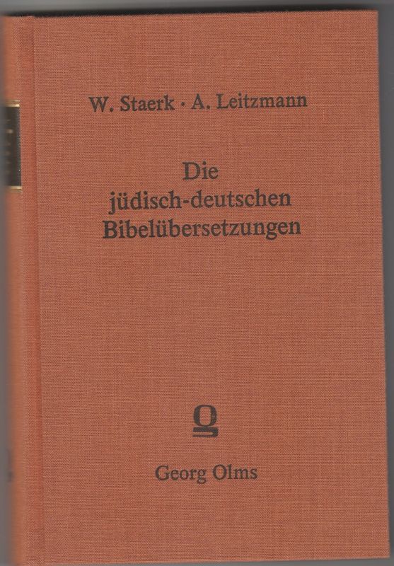 Die jüdisch-deutschen Bibelübersetzungen