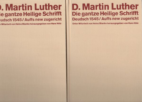 Die gantze Heilige Schrifft6 Deudsch