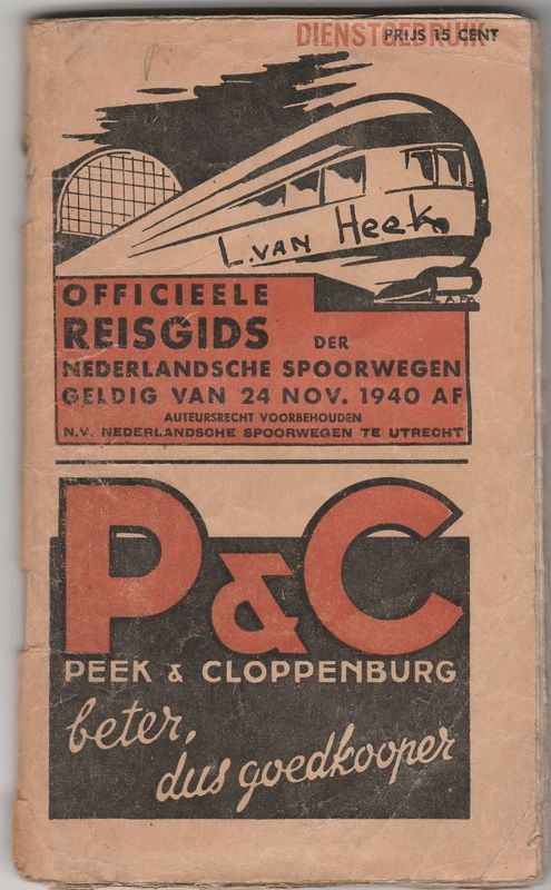 Officieele reisgids der Nederlandsche Spoorwegen