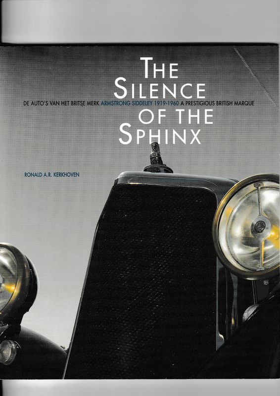 The Silence of the Sphinx Armstrong Siddeley