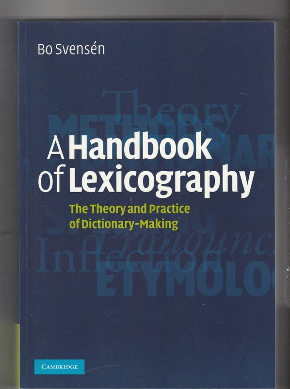 A Handbook of Lexicography
