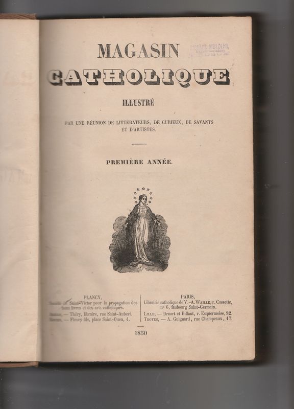 Magasin Catholique illustré 1850