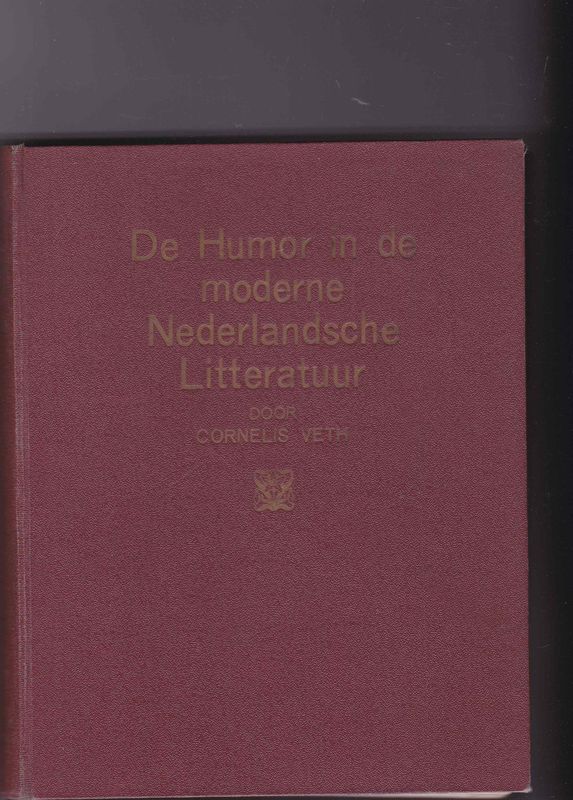 De humor in de moderne Nederlandsche litteratuur
