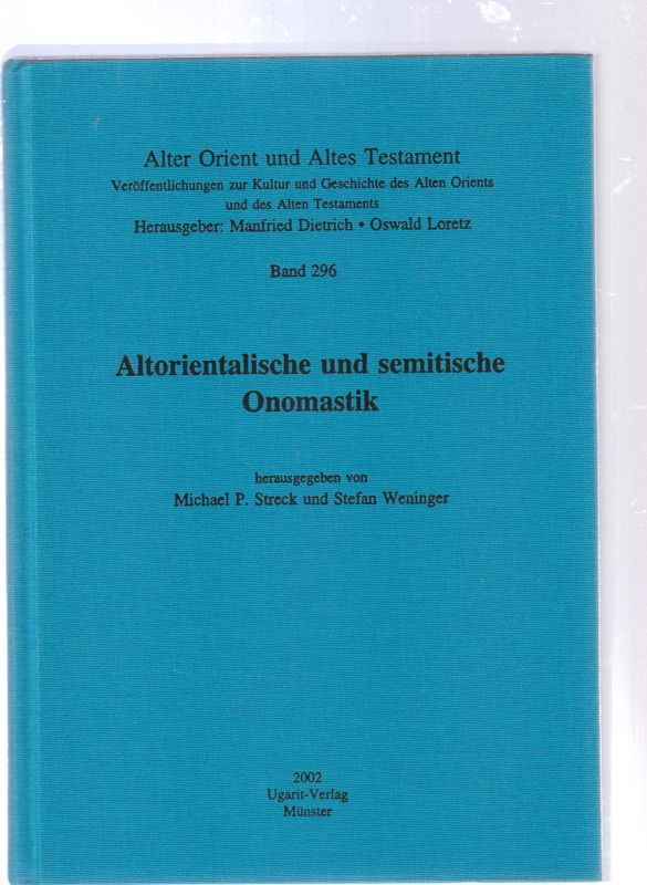 Altorientalische und Semitische Onomastik