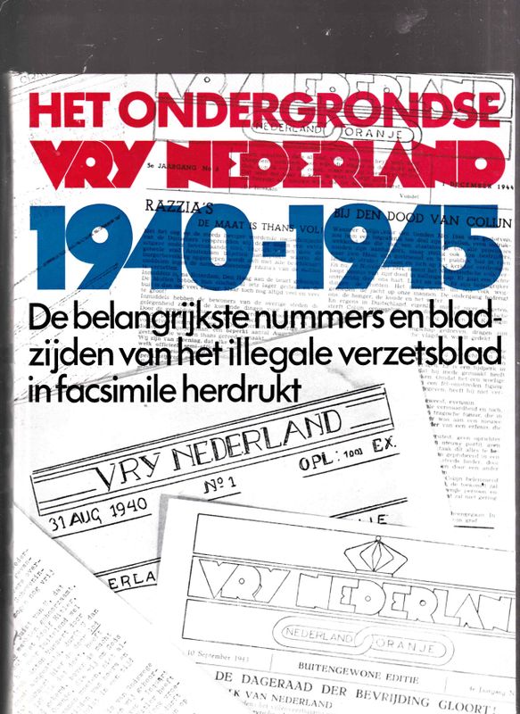 Het ondergrondse Vry Nederland 1940-1945