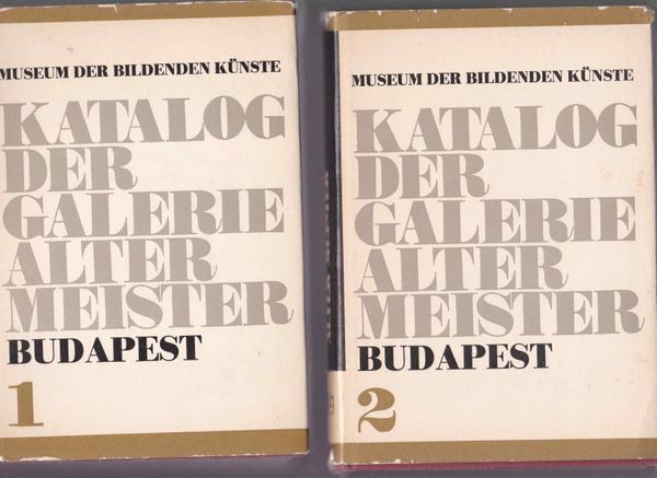 Katalog der Galerie alter Meister Budapest