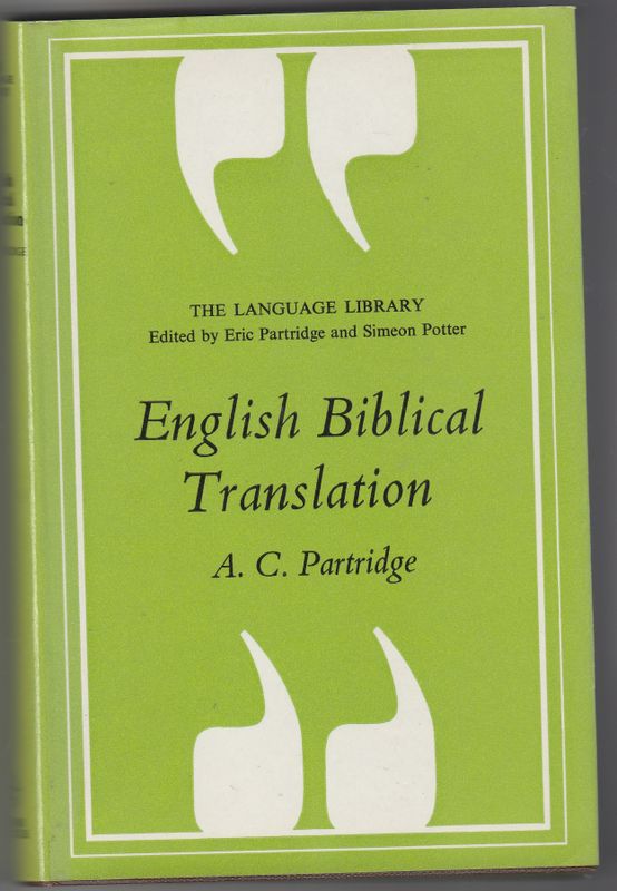 English Biblical Translation