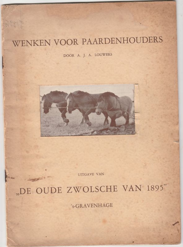 Wenken voor paardenhouders