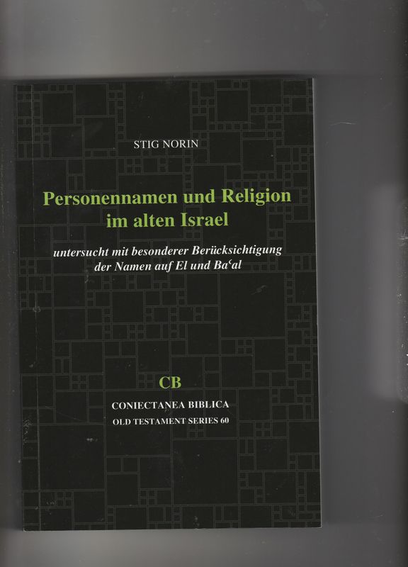 Personennamen und Religion im alten Israel