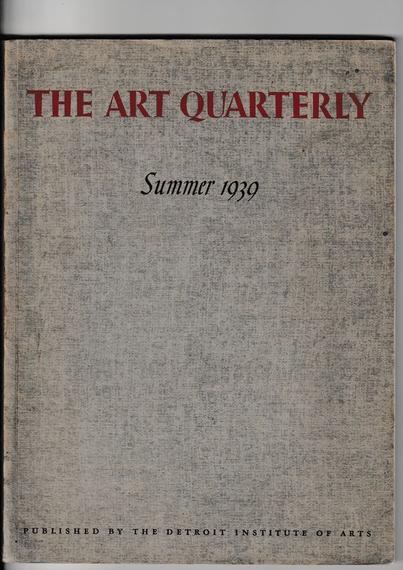 The Art Quarterly Summer 1939